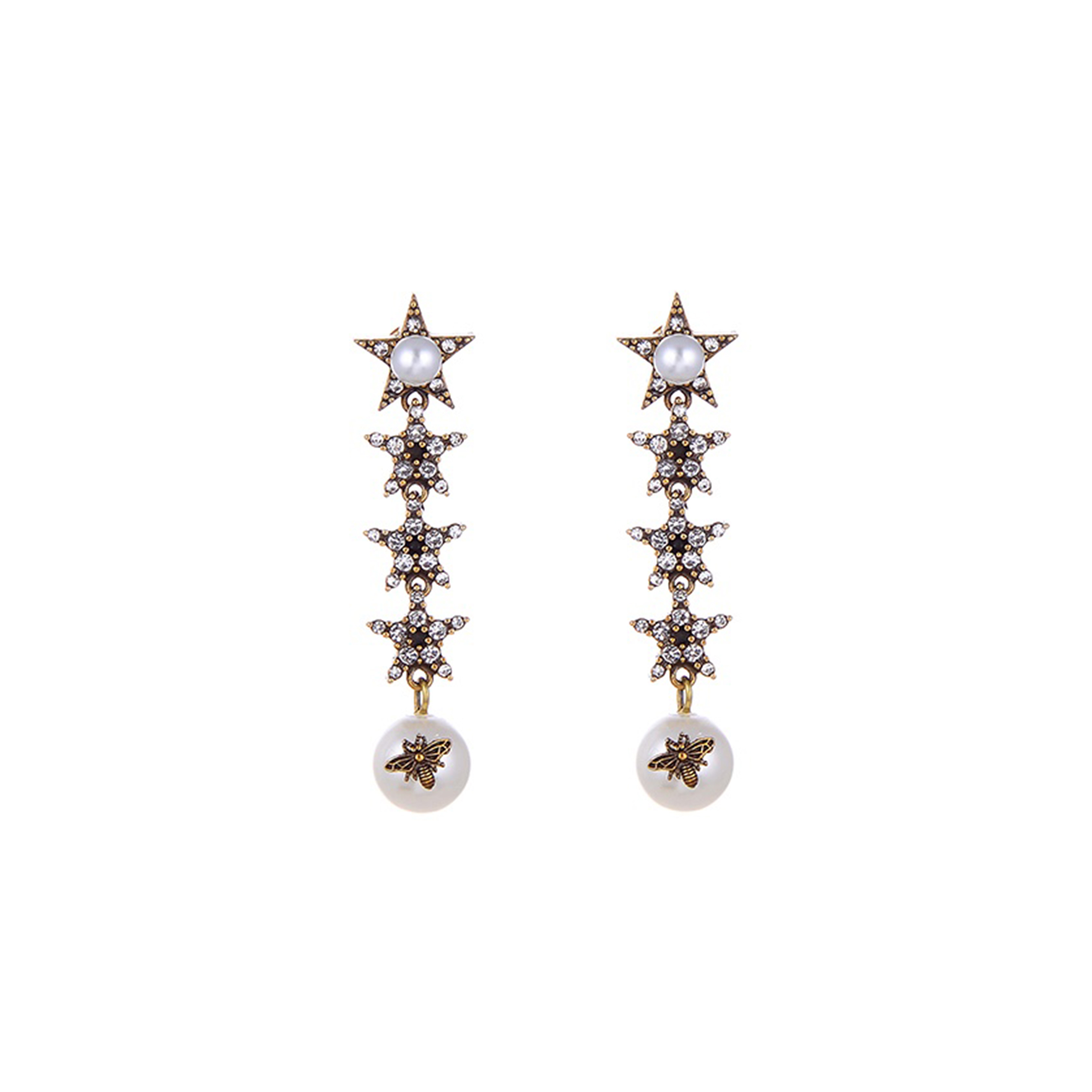 DIOR STAR EARRINGS E3752WOMRS_D301